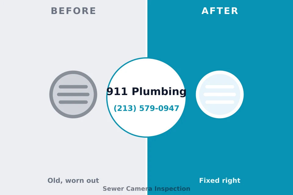 Before and after: plumbing company Poteau, OK